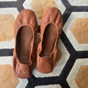 Tori Burch Leather Ballet Flats